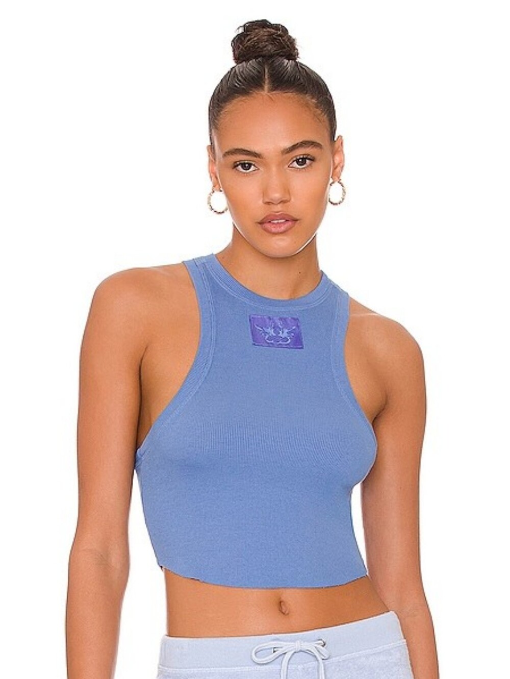 Boys Lie Ribbed Sea Tank Top in Sea